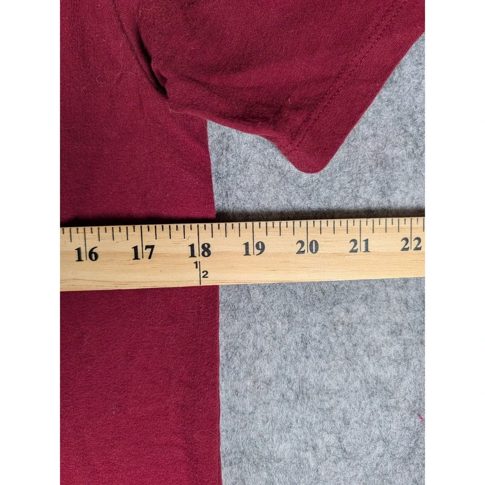 The North Face Mens Burgundy California Bear Graphic T-Shirt Short Sleeve Logo